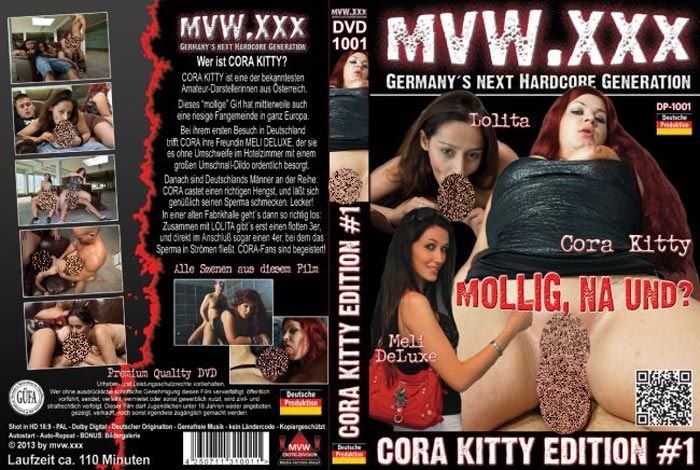 Cora Kitty Edition #1 - Mollig, Na Und? / Кора Китти #1 - Пухленькая, ну и чё? (MVW.XXX) [2013 г., BBW, Big Tits, Hardcore, Group, StrapOn, BJ, All Sex, DVDRip] (Cora Kitty, Lolita, MeliDeluxe)