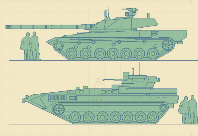 Как нарисовать танк армата т 14 армата