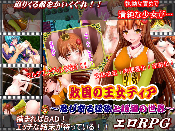 Hai koku no oujo tia ～shinobiyoru inyoku to zetsubou no sekai ～ / Princess Tia in World of lust and despair   [2013, jRPG, Maiden, Restrain, Slave, Shame