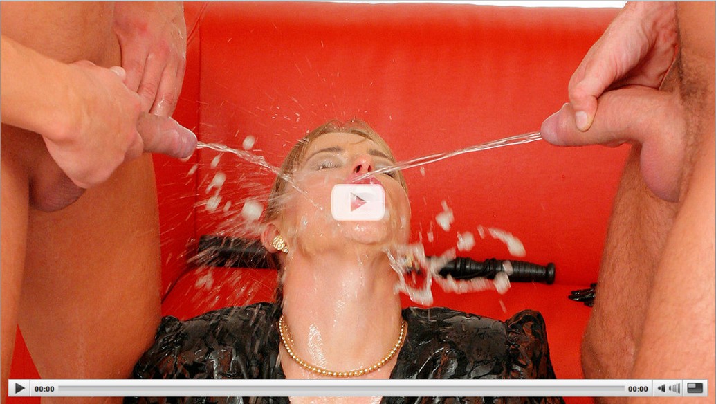 First time bukkake students pissing